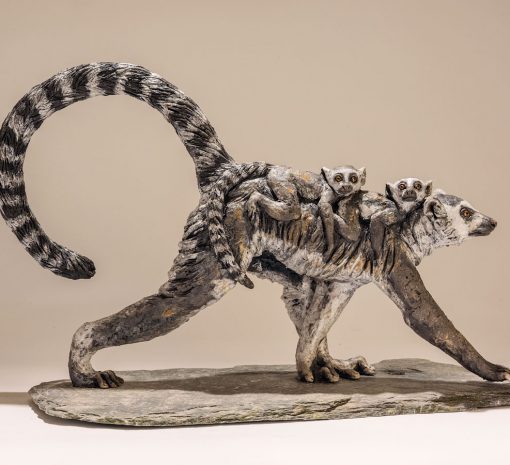 lemur-sculpture